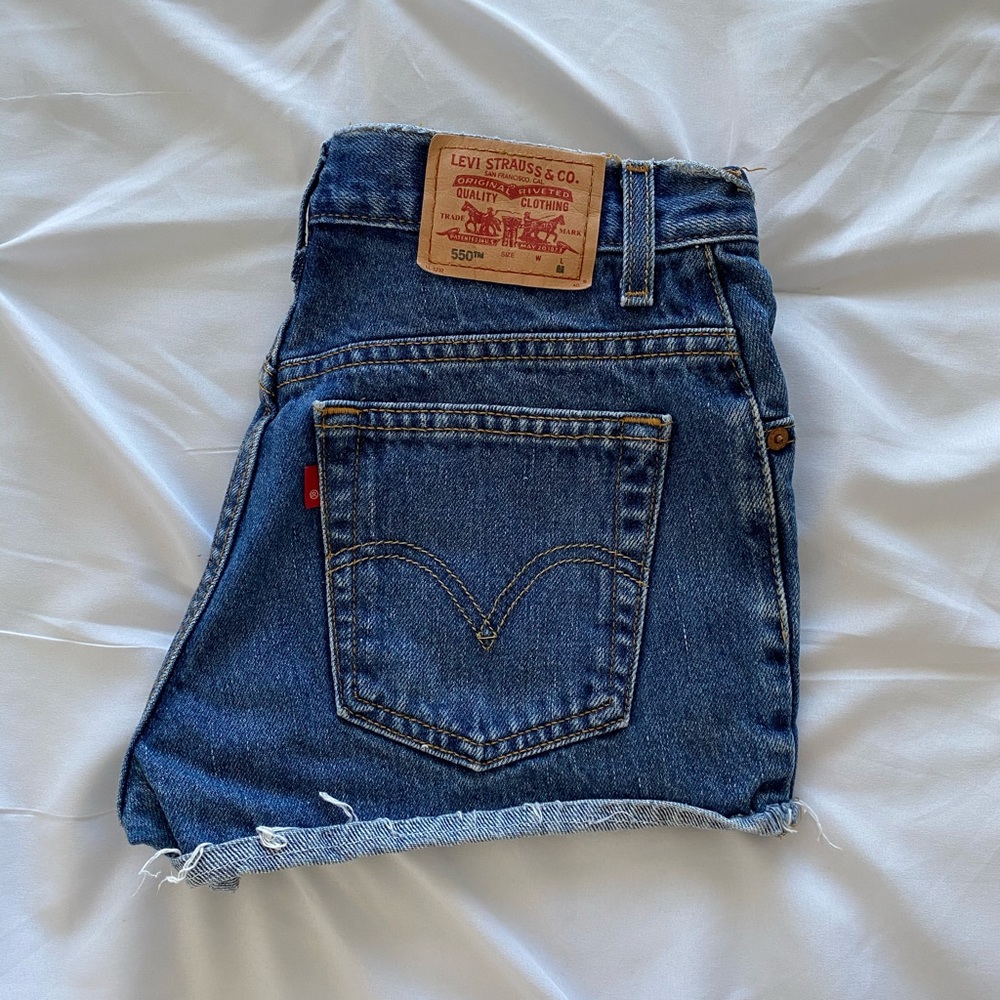 Levi’s high waisted vintage jean shorts